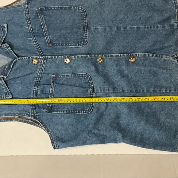 Vintage Stanley Morgan Women’s Blue Jean Vest XL or 2XL - Picture 15 of 16